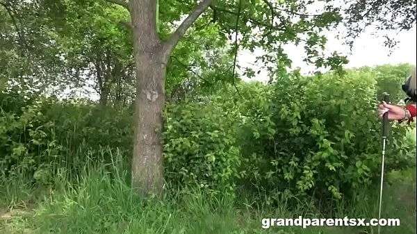 Caught my GrandParents Fucking in the Bushes after Golf