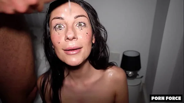 BIG CUM LOADS ON TINY TEENS - Sperm Drenched Faces Compilation