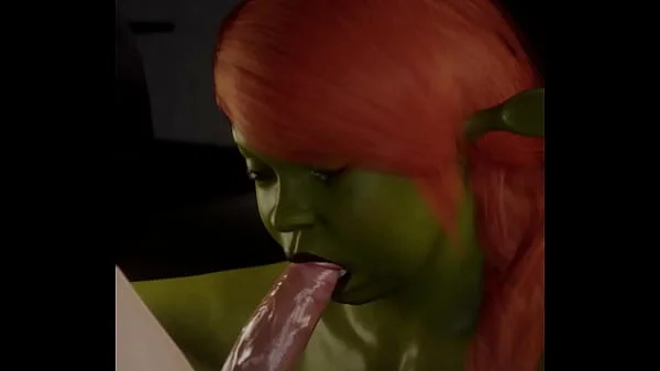 Princess Fiona is having fun with her human husband