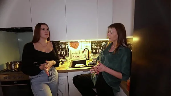 Sisters Mia and Bella decided to check which of their guys has a bigger dick
