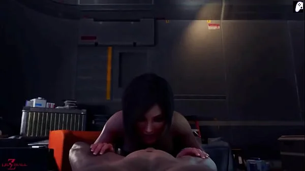 (4K - Dezmall) Resident evil woman Ada Wong fucks lucky penis and enjoys getting creampie | 3D Hentai