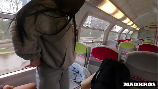 I fuck my chilean friend's good ass in a public train and at her place after seeing each other again