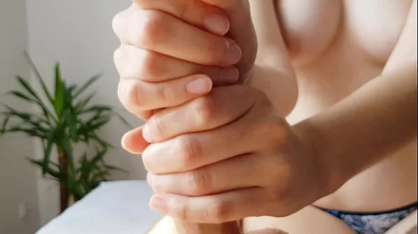 Really Close Cock Massage With Huge Cum! POV!