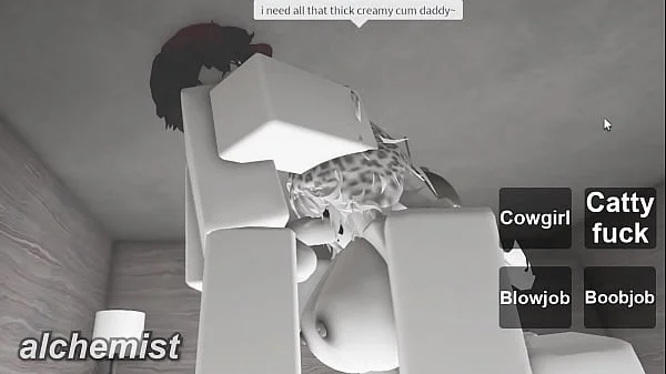Quick fuck with a emo roblox girl