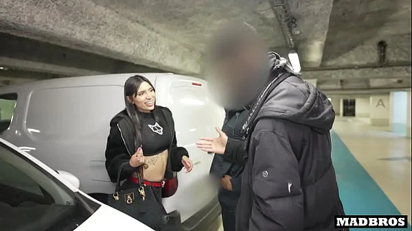 Colombian slut smashed hard in a parking lot for scratching my friend's car !