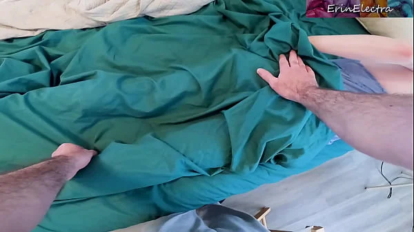 Massaging stepmom she gets horny and wants dick!