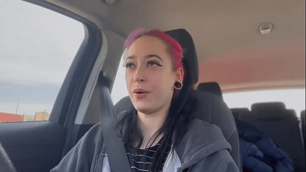 MY 1st PUBLIC DRIVE-THRU VIBRATOR ORGASMS! CUMMING IN MY CAR THEN I GET MY PUSSY LICKED, ASS EATING, DOGGY STYLE TIGHT TEEN PUSSY SEX! SMOKING AND CUMMING HARD PUSSY POUNDING FUCKING!