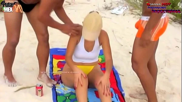 LA MILF DANNA HOT EN UN GANGBANG EN UNA PLAYA DE CANCUN MEXICO PARTE 1