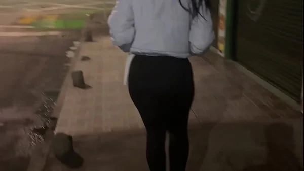 Little slut leaves with a fan that has just met