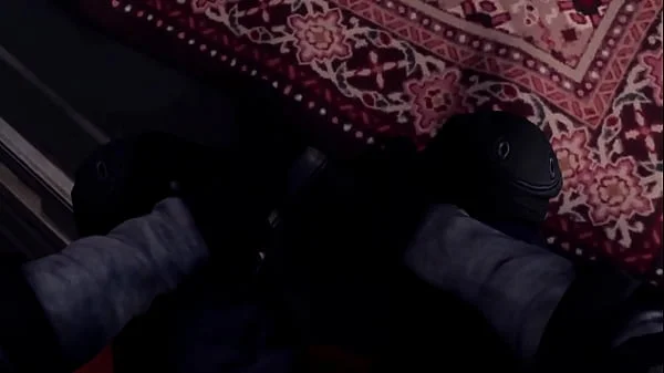 The bitch was bitten by a monster and now she constantly wants to fuck - 3d hentai horror porn