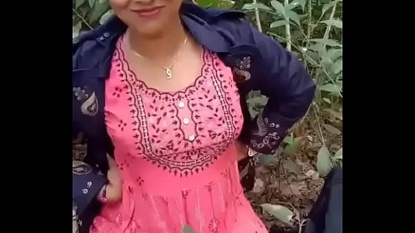 Mangal in the jungle, she made her pussy red after fucking her stepsis in clear audio Voice