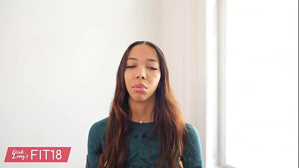 Tall and Skinny Light Skin Black Fashion Model Lia Lin Fucked In Yoga Pants At The Gym