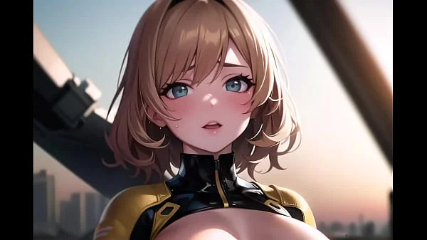 Horny mecha pilots wishing to be fucked hard (with pussy masturbation ASMR sound!) Uncensored Hentai