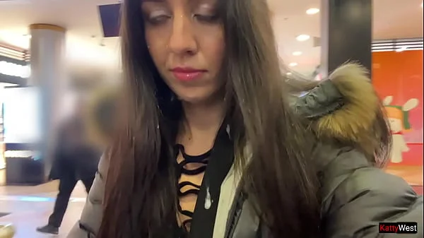 Cumwalk in Public Shopping Mall