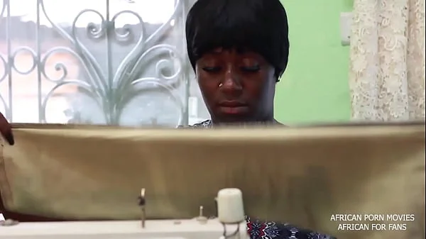 Hot stories from the sewing workshop of Lulu the seamstress.  Instead of concentrating on taking her client's sewing measurements, she rather takes the measurements of her client's cock until the public fuck in the workshop. African porn Movies