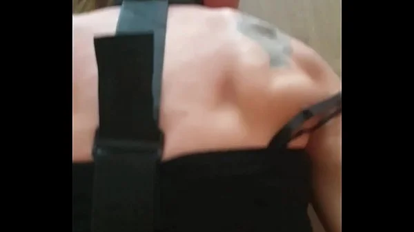 Tied up Belgian milf gets fucked and creampied