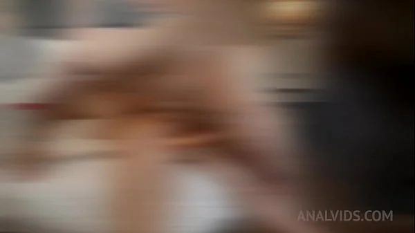 Lara De Santis - pegging, dildo DAP, foot in her boyfriend's ass, squirting, cum eating LDS031