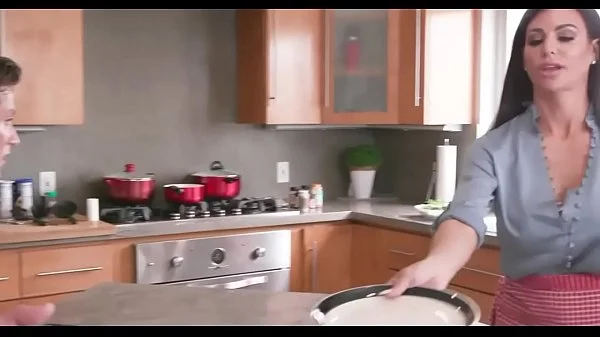Stepson fucks stepmom front stepdad