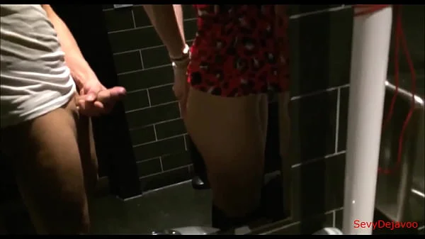 Manager get her ass fucked and her mouth full of cum in Restaurant public toilet!