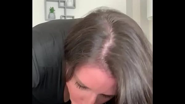 Sexy wife gives blowjob