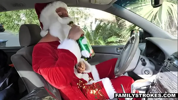 Crazy Teens Have A Christmas Fam Orgy