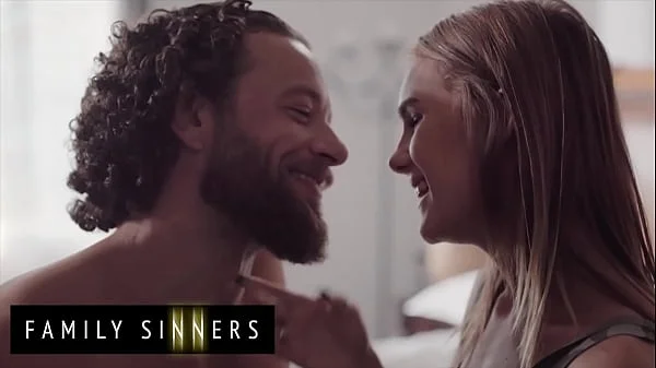 Brad Newman Cant Resist His Step Daughter (Natalie Knight) When She Sneaks Into His Bed - Family Sinners