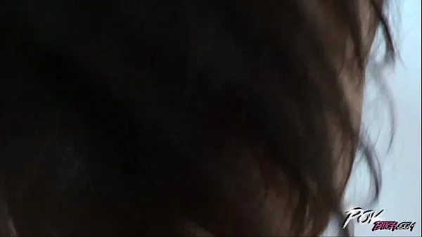Cum flow from her filled pussy