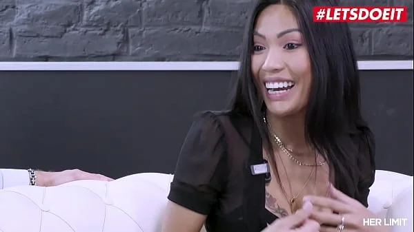 HER LIMIT - Polly Pons & Luca Ferrero - Hot Asian Teen Rides Anal Her Big Dick Daddy