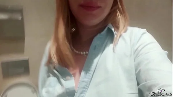 Horny Girl Masturbte Right in Airport Toilet