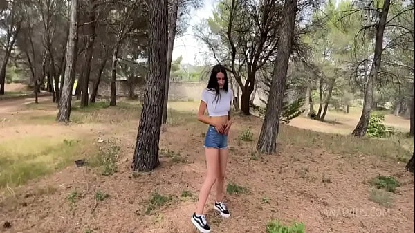 Anal painful casting for 19 y.o. skinny french Candie JL048