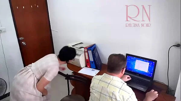 SEXRETARY. ENF Office domination. The boss is fucking the secretary woman Stupid secretary can only fuck but not work FULL VIDEO