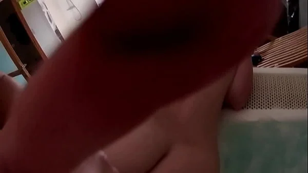 Big round ass girl rides my cock in the jacuzzi!