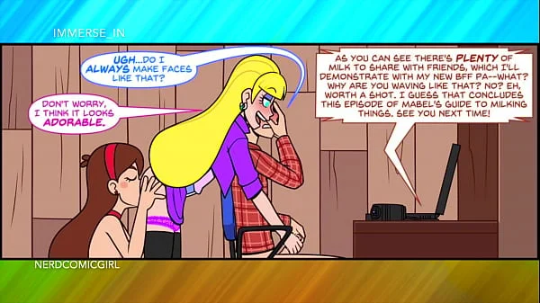 Gravity Falls Parody Cartoon Porn (Part 3): Anal, Pussy Licking, Sucking Creampie, Vaginal sex with Two Girls