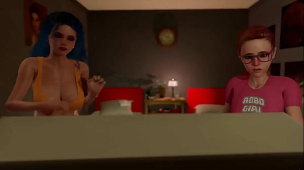 Two Lesbian Students Grew up Dicks and had Sex - Futanari Lesbian Animated Anal Sex