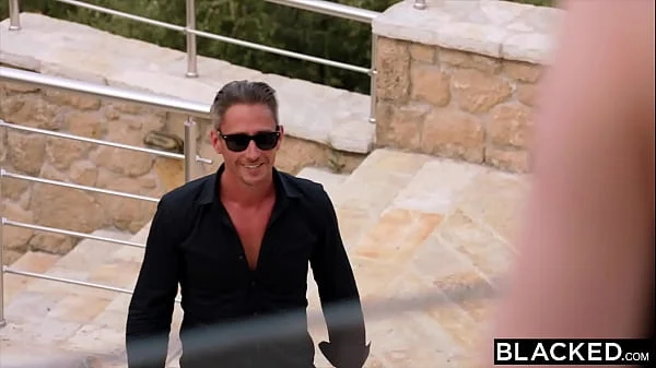 BLACKED Cheating Angelina has outdoor sex with a stranger
