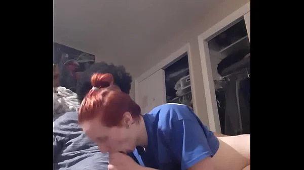 little petite redhead getting the bbc