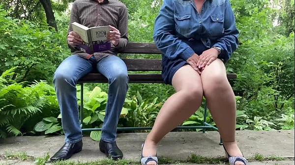 Pantyhose princess pissing in the park while I watch