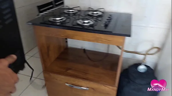 Spirt, farting and prolapse during anal sex with the cooktop installer